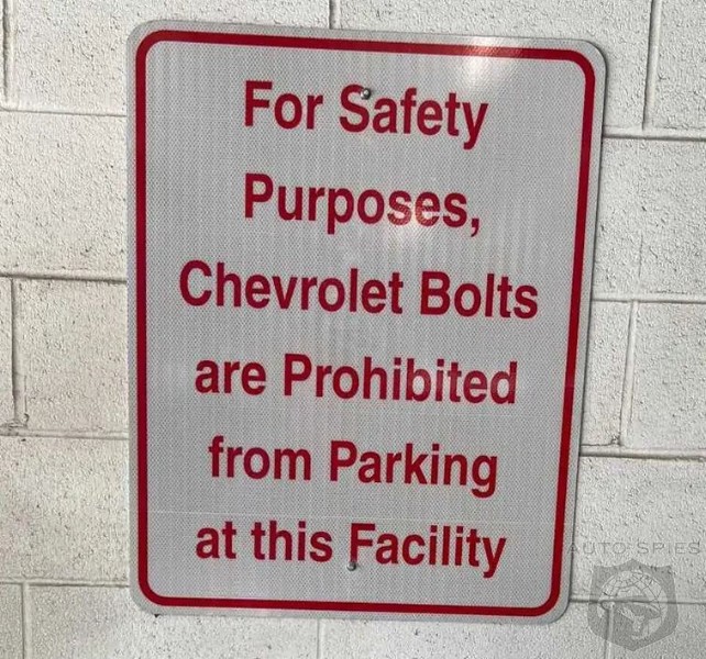 Chevrolet Bolts STILL Banned From Some Parking Garages